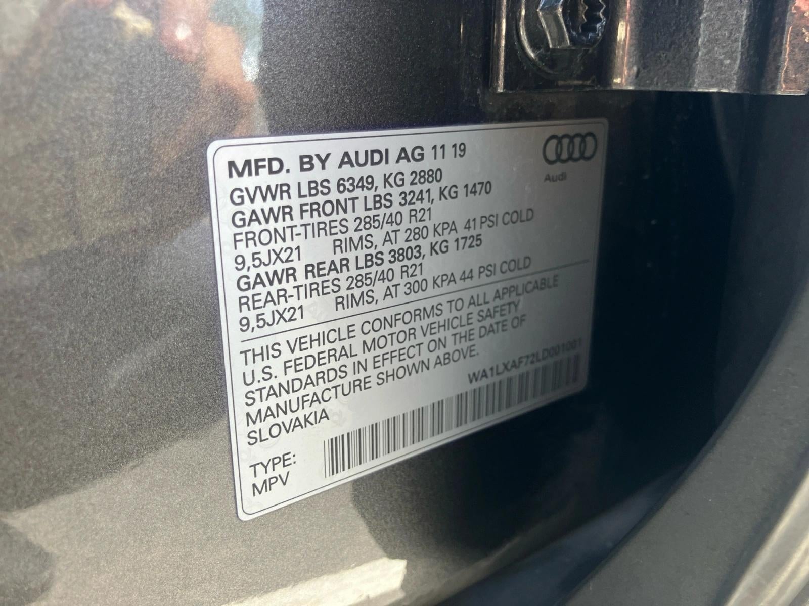 2020 Audi Q7 Premium Plus 55 TFSI quattro