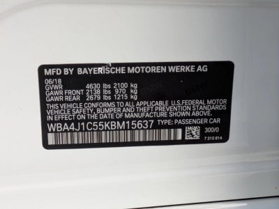 2019 BMW 430i Gran Coupe