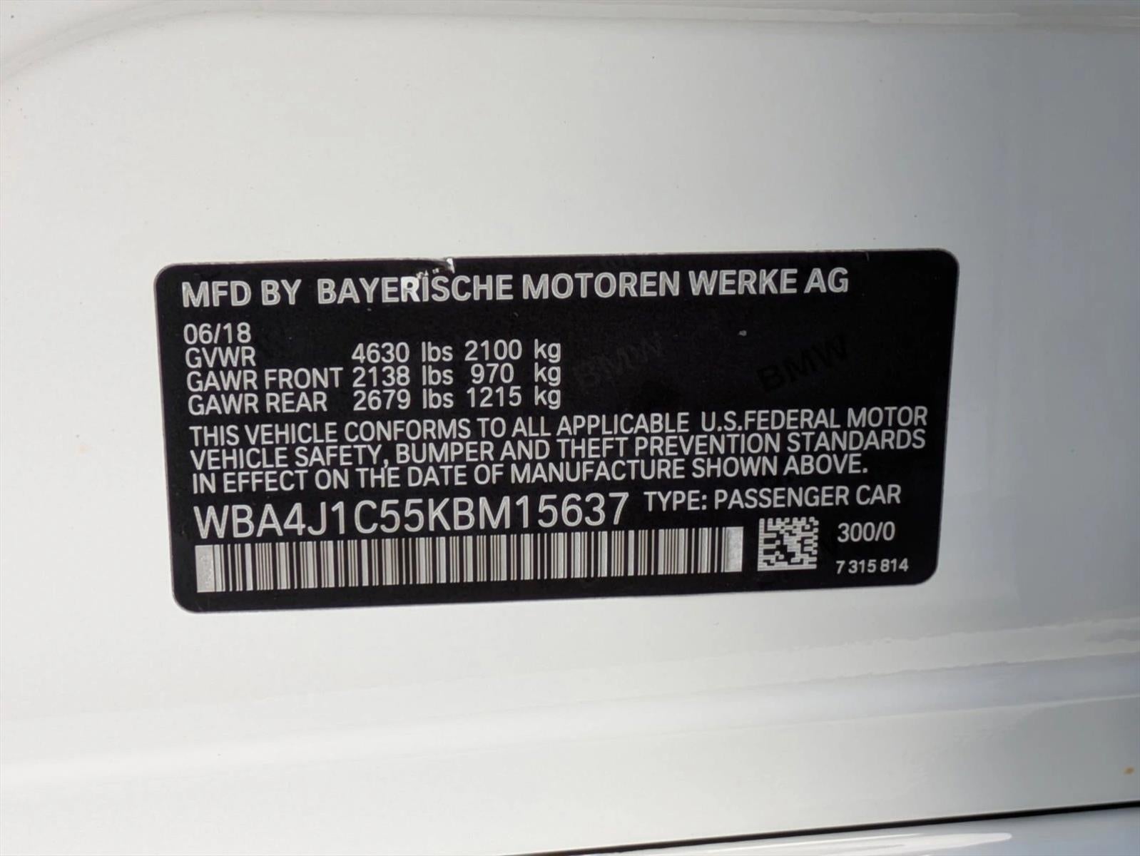 2019 BMW 430i Gran Coupe