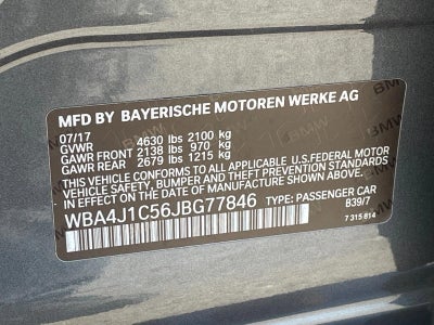 2018 BMW 430i Gran Coupe