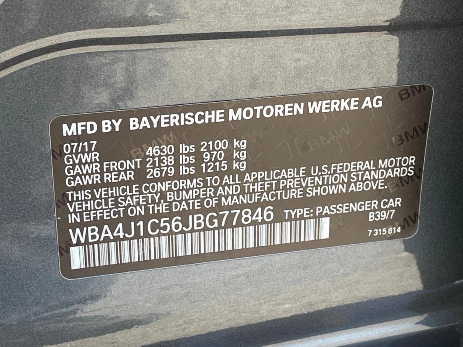 2018 BMW 430i Gran Coupe