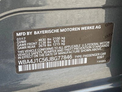 2018 BMW 430i Gran Coupe
