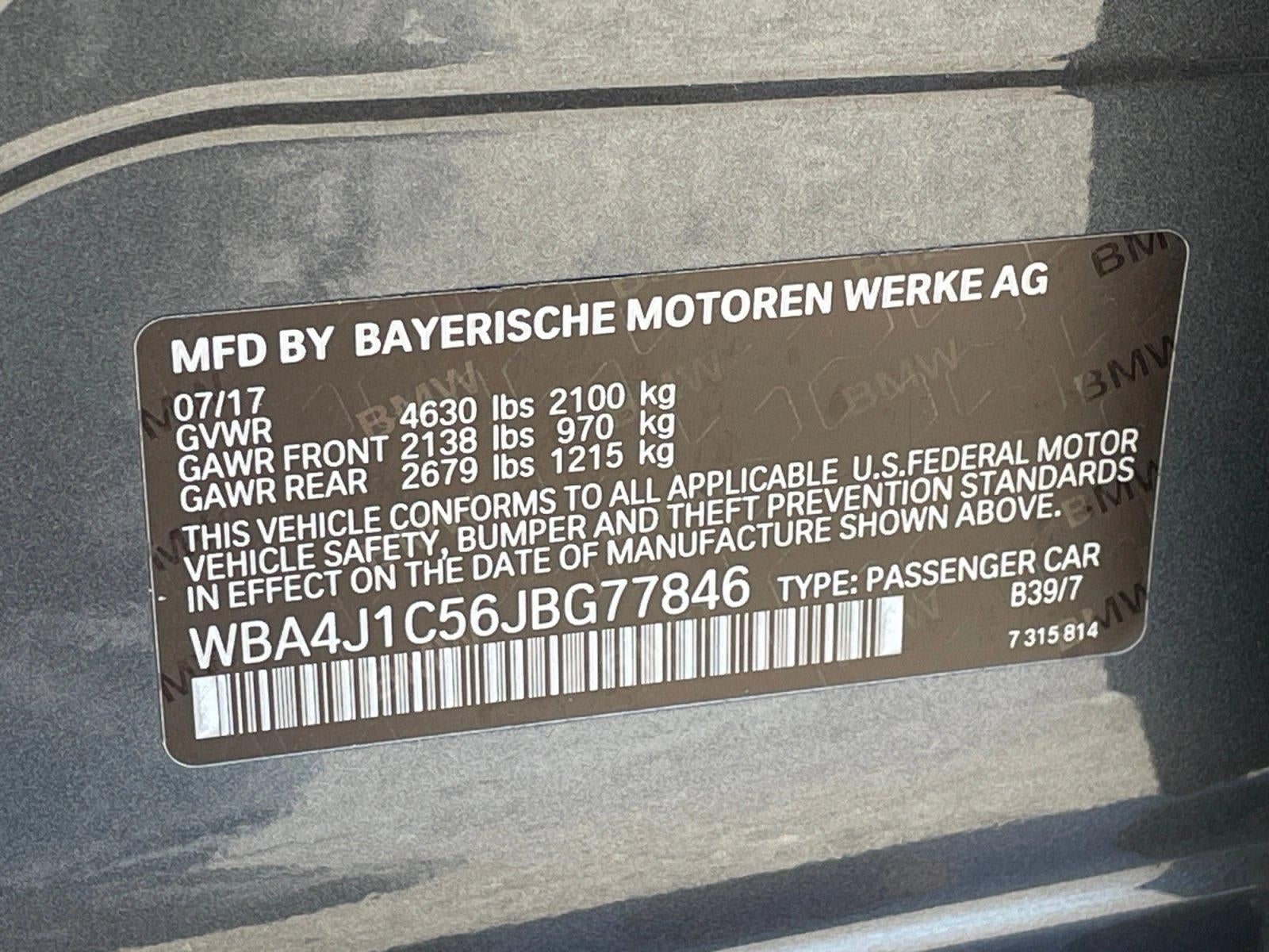 2018 BMW 430i Gran Coupe