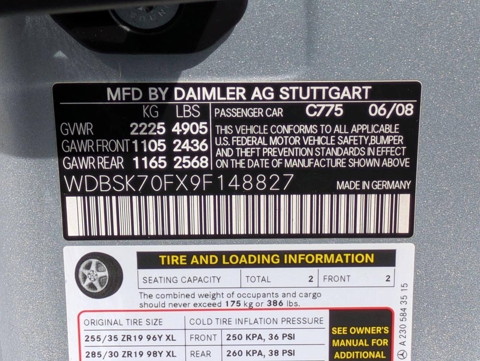 2009 Mercedes-Benz SL-Class SL 63 AMG®