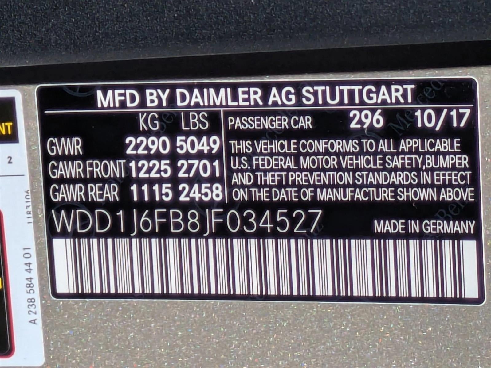 2018 Mercedes-Benz E-Class E 400 RWD Coupe