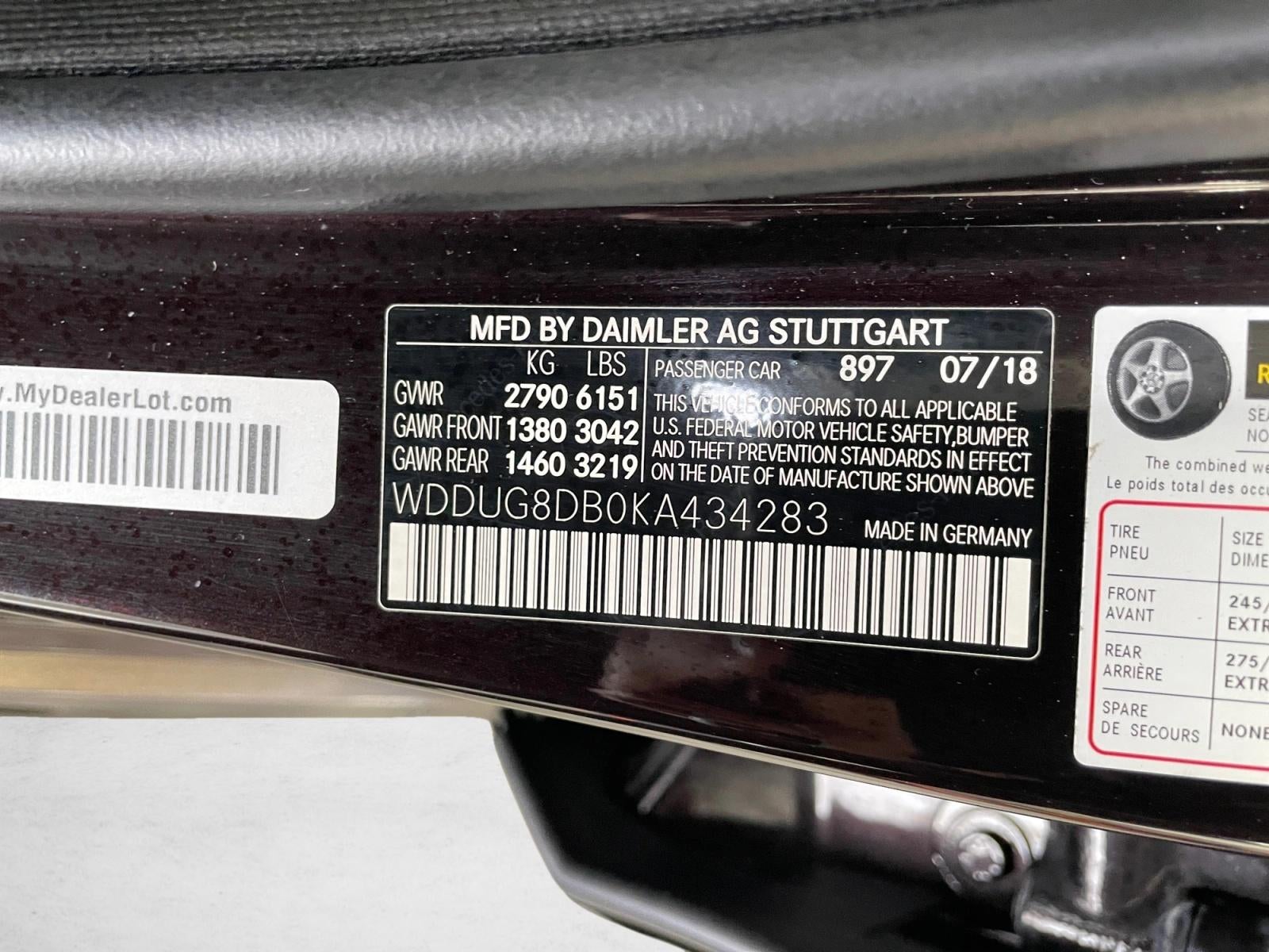 2019 Mercedes-Benz S-Class S 560 Sedan