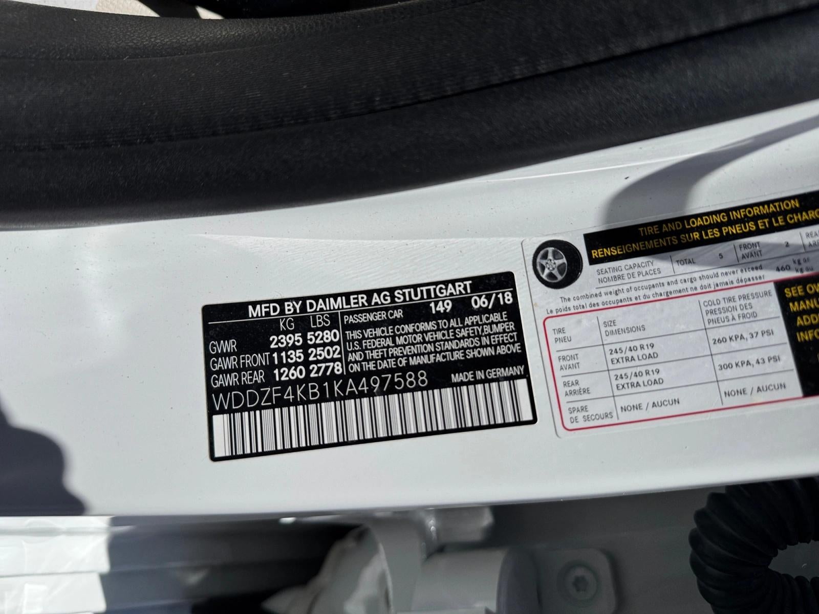 2019 Mercedes-Benz E-Class E 300 4MATIC® Sedan
