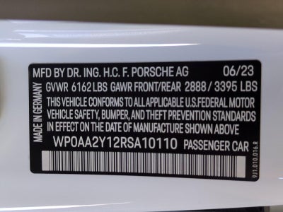 2024 Porsche Taycan RWD