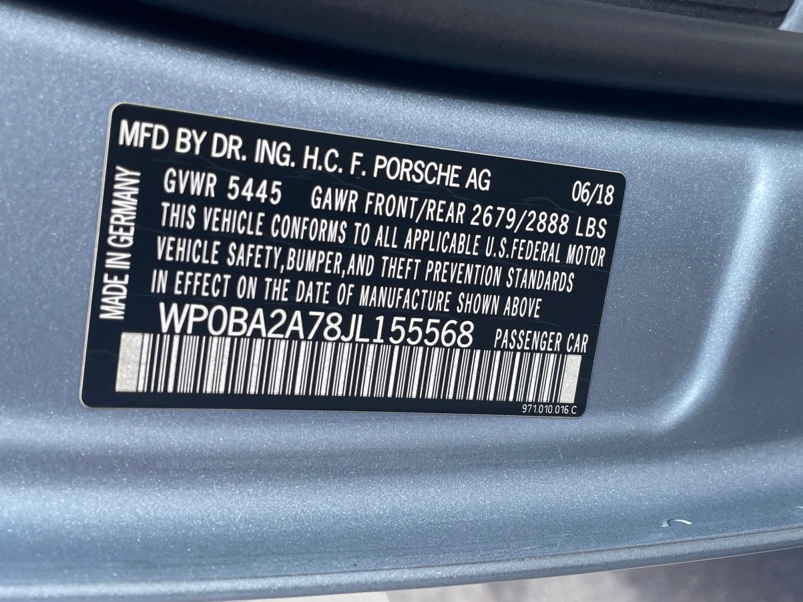2018 Porsche Panamera 4 Executive AWD