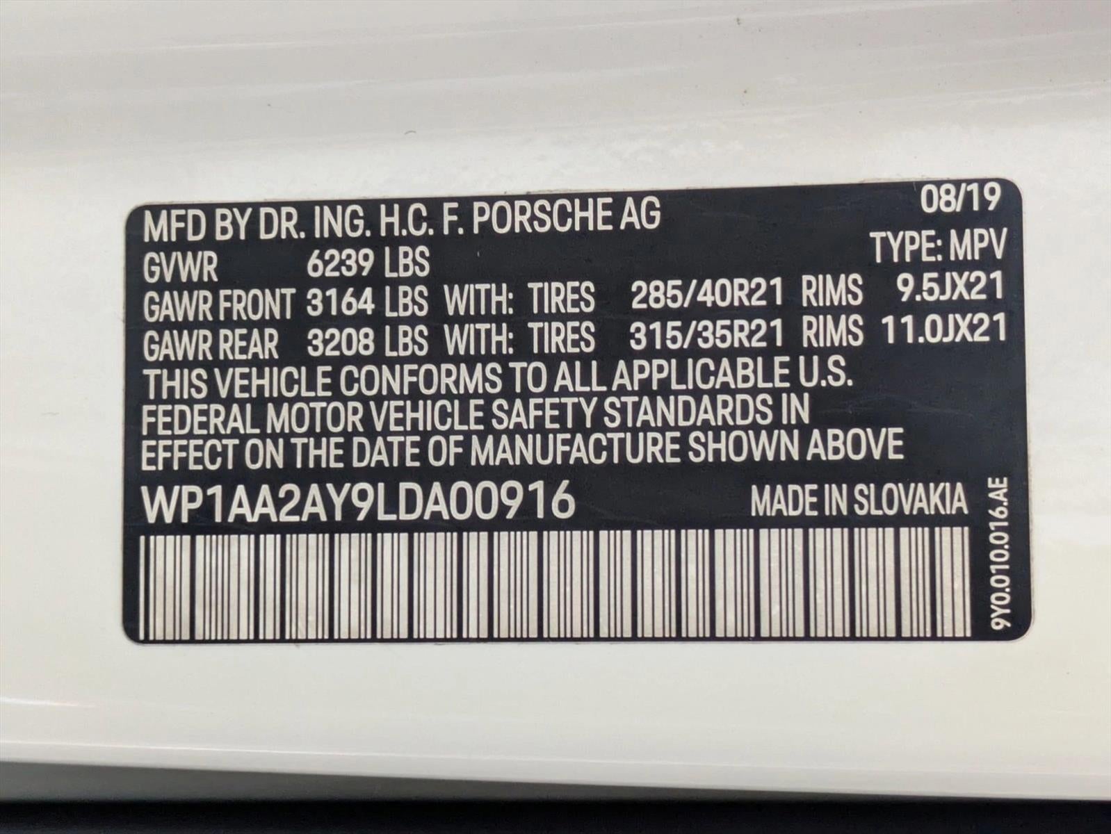 2020 Porsche Cayenne AWD