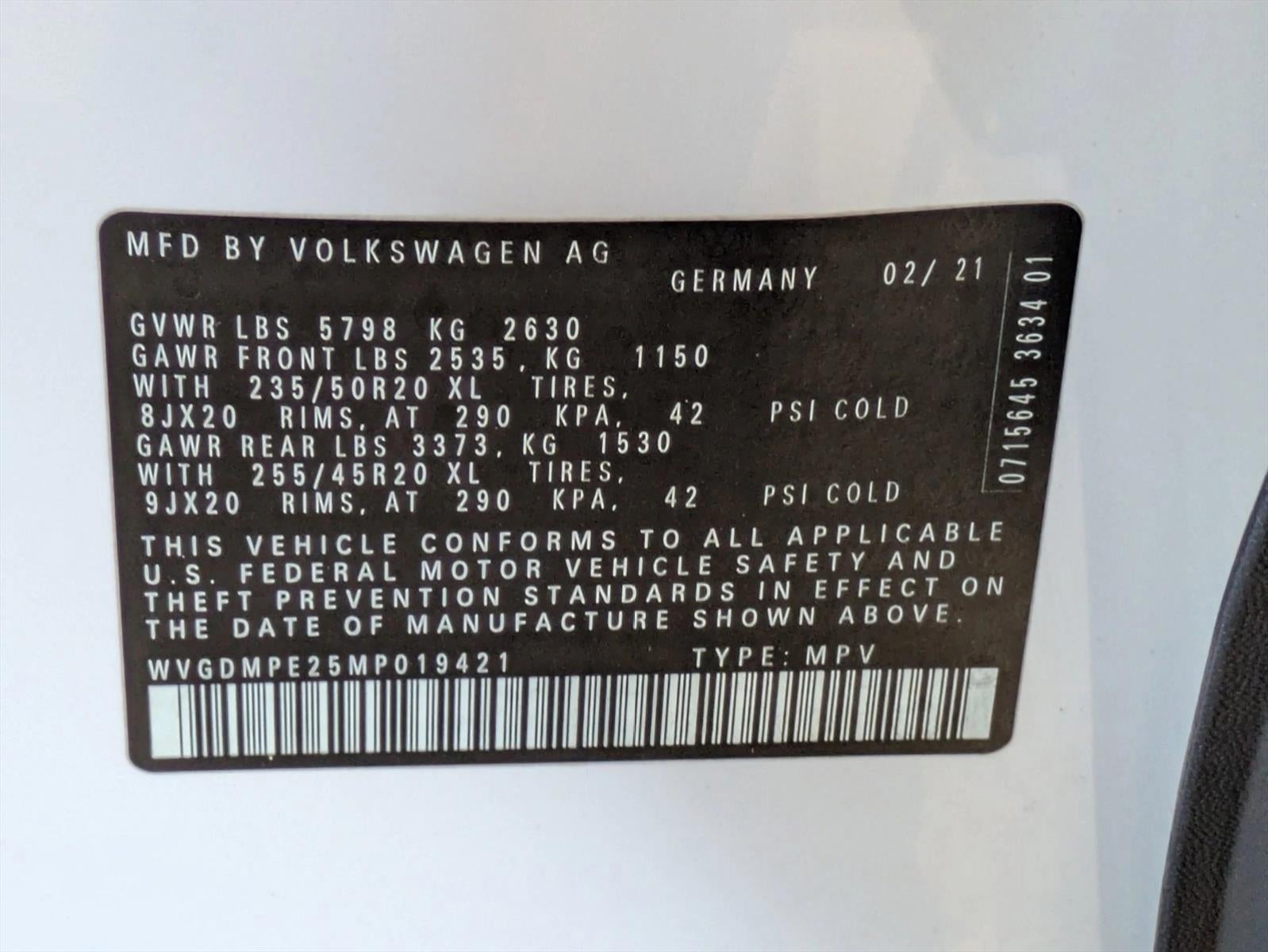 2021 Volkswagen ID.4 1st Edition RWD