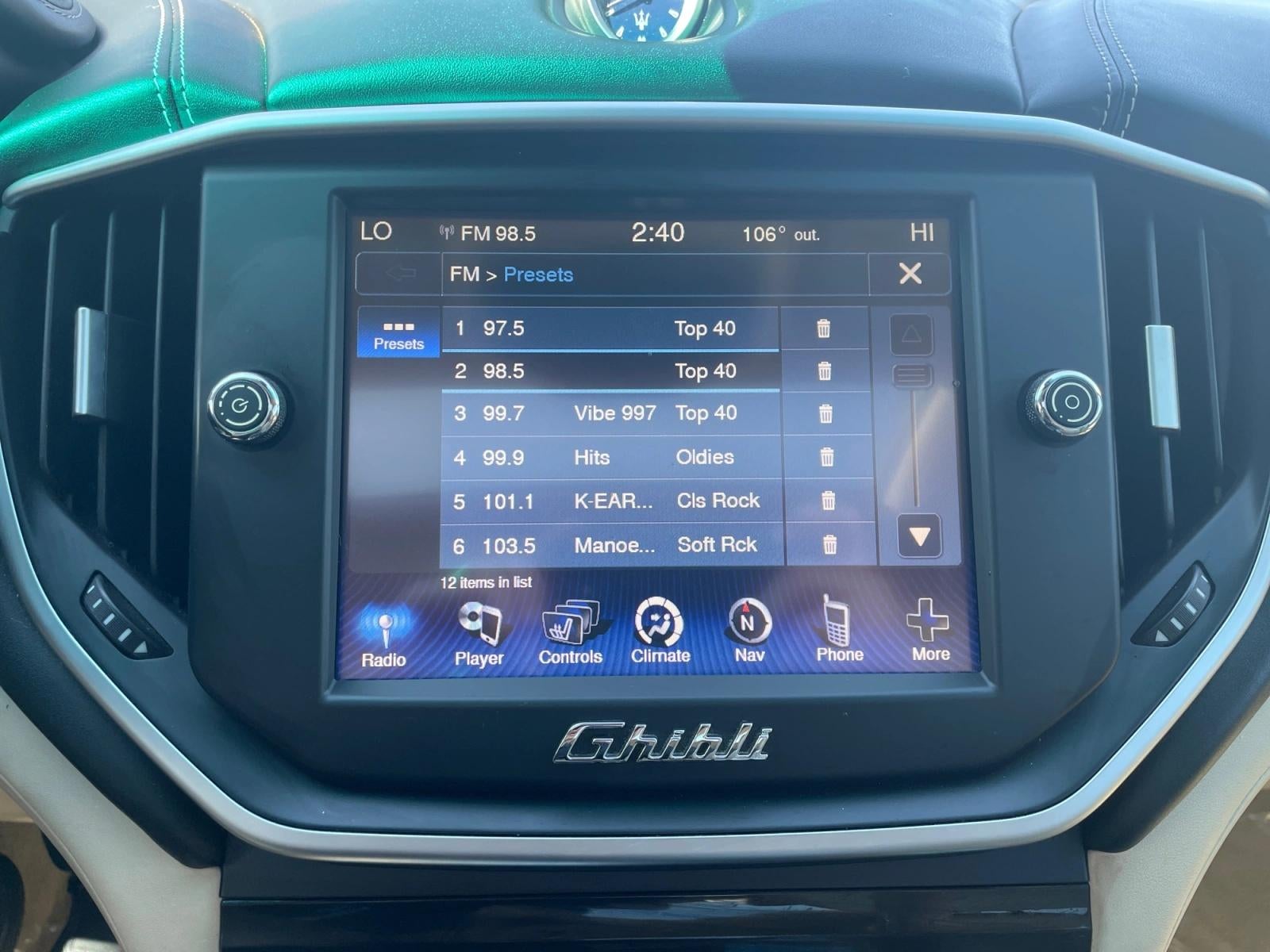 2015 Maserati Ghibli 4dr Sdn