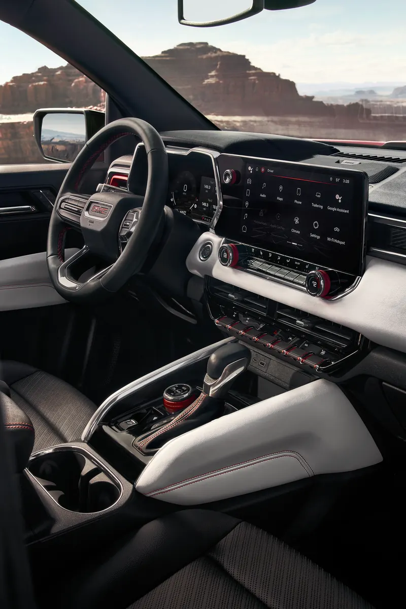 2026 GMC Canyon infotainment system at AutoNation Buick GMC West Sahara in Las Vegas NV